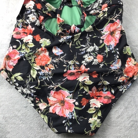 Becca French Valley High Leg One -Piece Bathing Suit Size 2X New - Picture 6 of 9